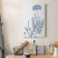 " Antique Botanical In Blue V "-1554665642