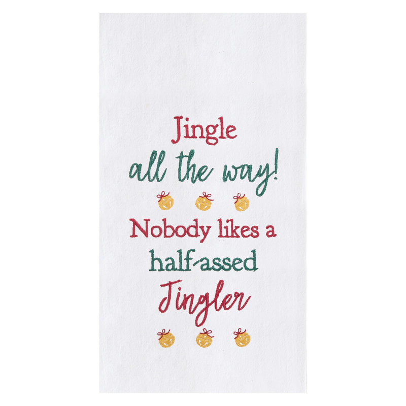 Serviette de cuisine demi-assed Jingler