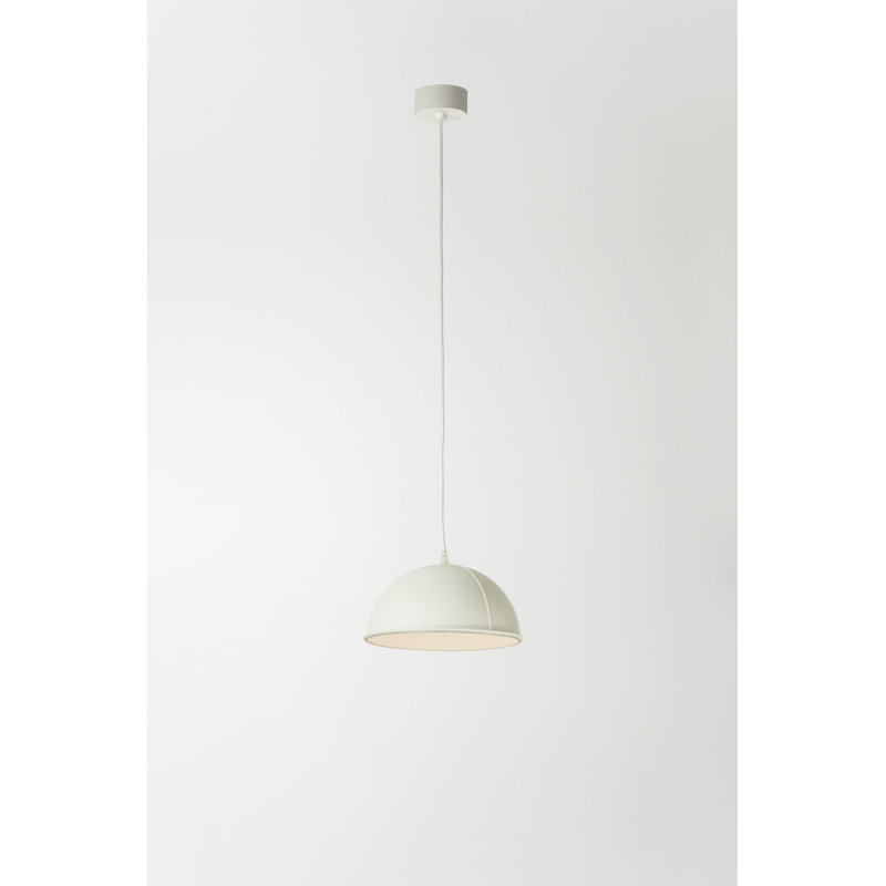 Be.pop 1 - Light Dome Pendant, White, White