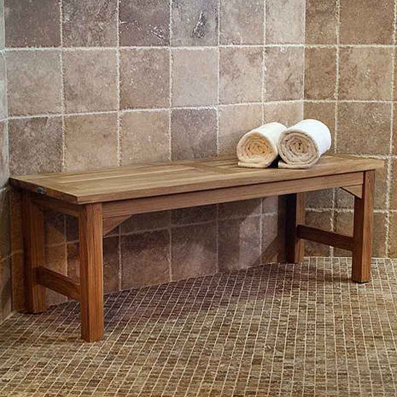 Westminster Teak Outdoor Teak Dining Bench, 16.5" H x 47.25" W x 15.75" D