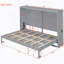 Lit escamotable double pleine grandeur, gris-1798087346-1798087349