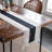 Symona Runner No Pattern Linen Blend Table Runner-176726324-176726313