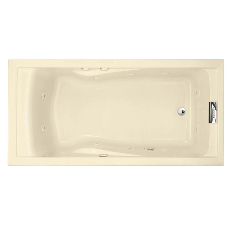 Evolution 72'' x 36'' Acrylic Bathtub, Bone