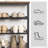 26.8" H 20-Pair Metal Shoe Rack