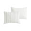 6 très grand lit en coton - gris / blanc pour une décoration chic en édredon blanc / gris-130164616
