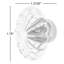 Oval Fluted Crystal 1 3/4" Cabinet Knob-34208501