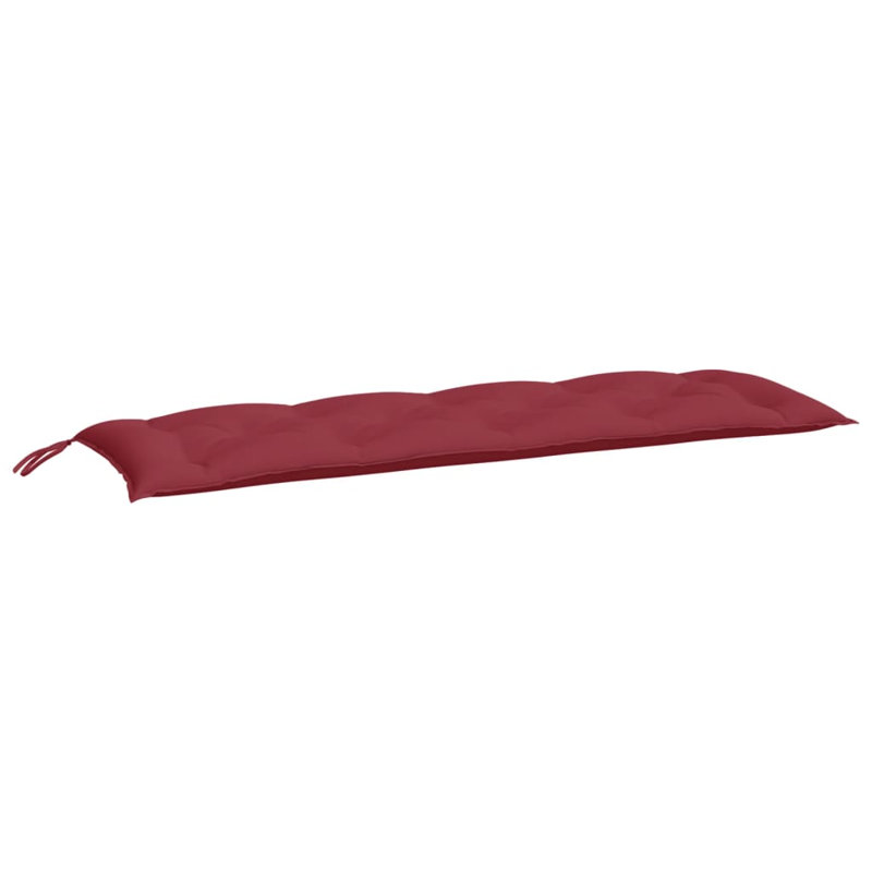 Coussin de siège d'extérieur, 59,1 po x 19,7 po, Bleu marine