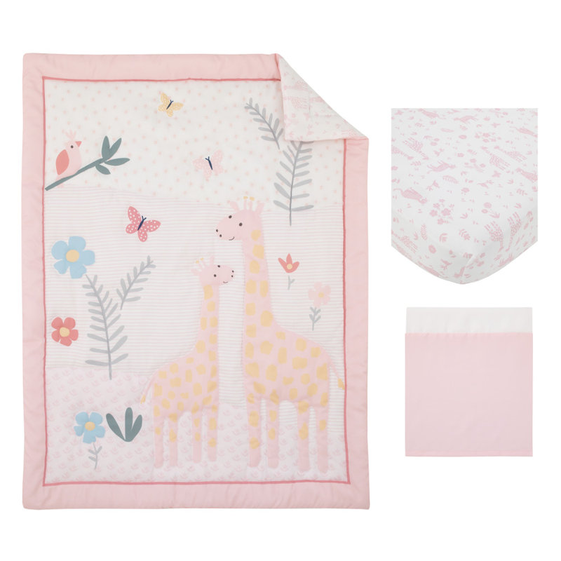 3 - Piece Crib Bedding Set