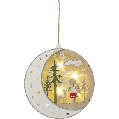 Moon Christmas Decorative Accent
