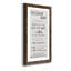 "Bathroom Rules" - Art textuel sur toile-451820824