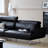 Minimalist High-Back Straight Sofa