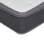 12 po Lit à ressorts ensachés pleine grandeur hybride dans une boîte, matelas moelleux en mousse viscoélastique gélifiée, blanc / gris