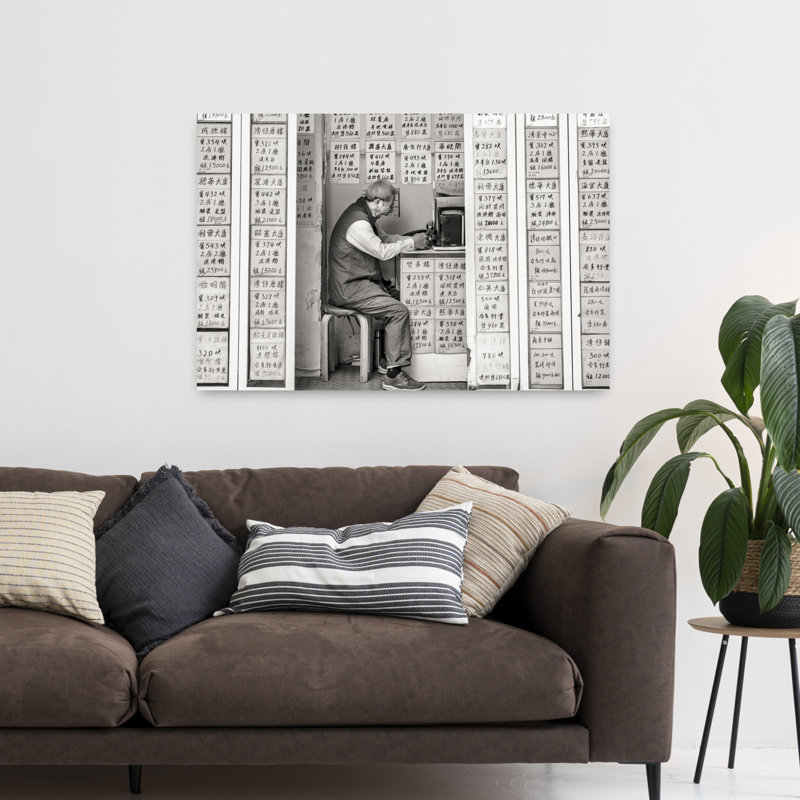 Impression d'art contemporain sur toile, H 32 po x l 48 po