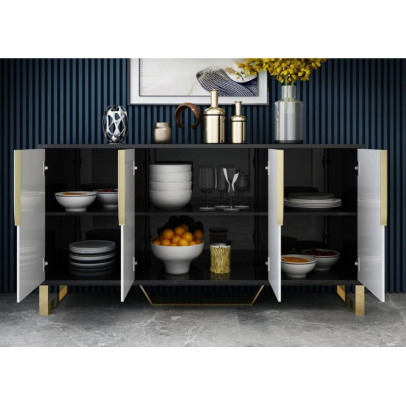 Buffet haut de gamme luxueux, H 35,43 po x l 59,06 po x P 15,75 po
