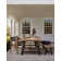 Morones Rectangular Dining Table in Solid Reclaimed Teak with Black Aluminum Legs