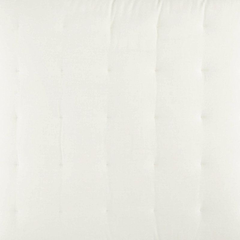 Cozy Cotton Puff Sham, King, White
