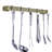 Handcrafted Wall Rack Utensil Bar with 6 Hooks-88329327-88329331