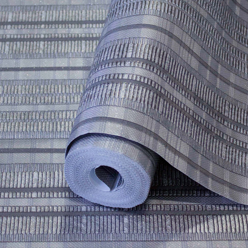 Rouleau rayé Intyre, gris
