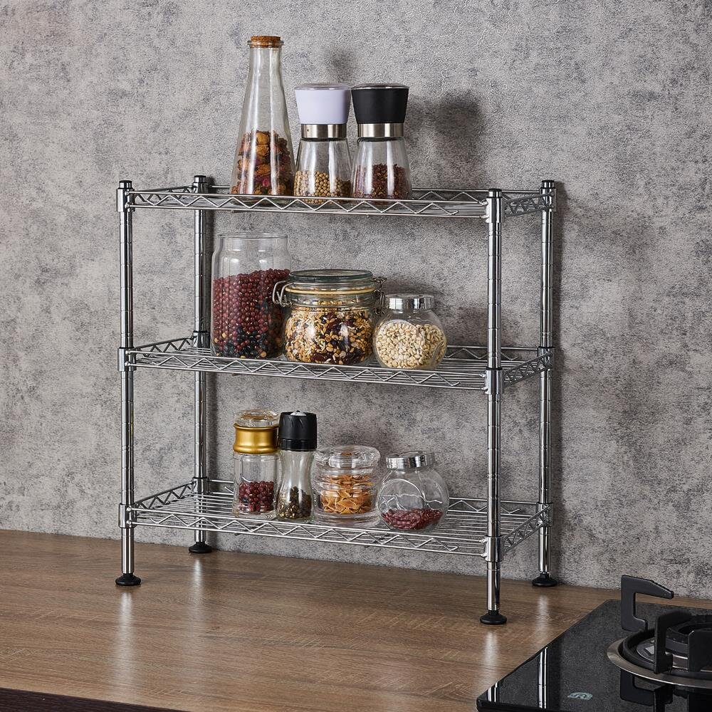 Meridian Industrial Style Freestanding Shelving Unit 