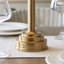 Upton Rechargeable Table Lamp Base finished in Br Aged Brass