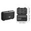 Impact Sockets Set 18pcs 6-Point 3/8" Drive Bit Ratchet Tool Kit Case
