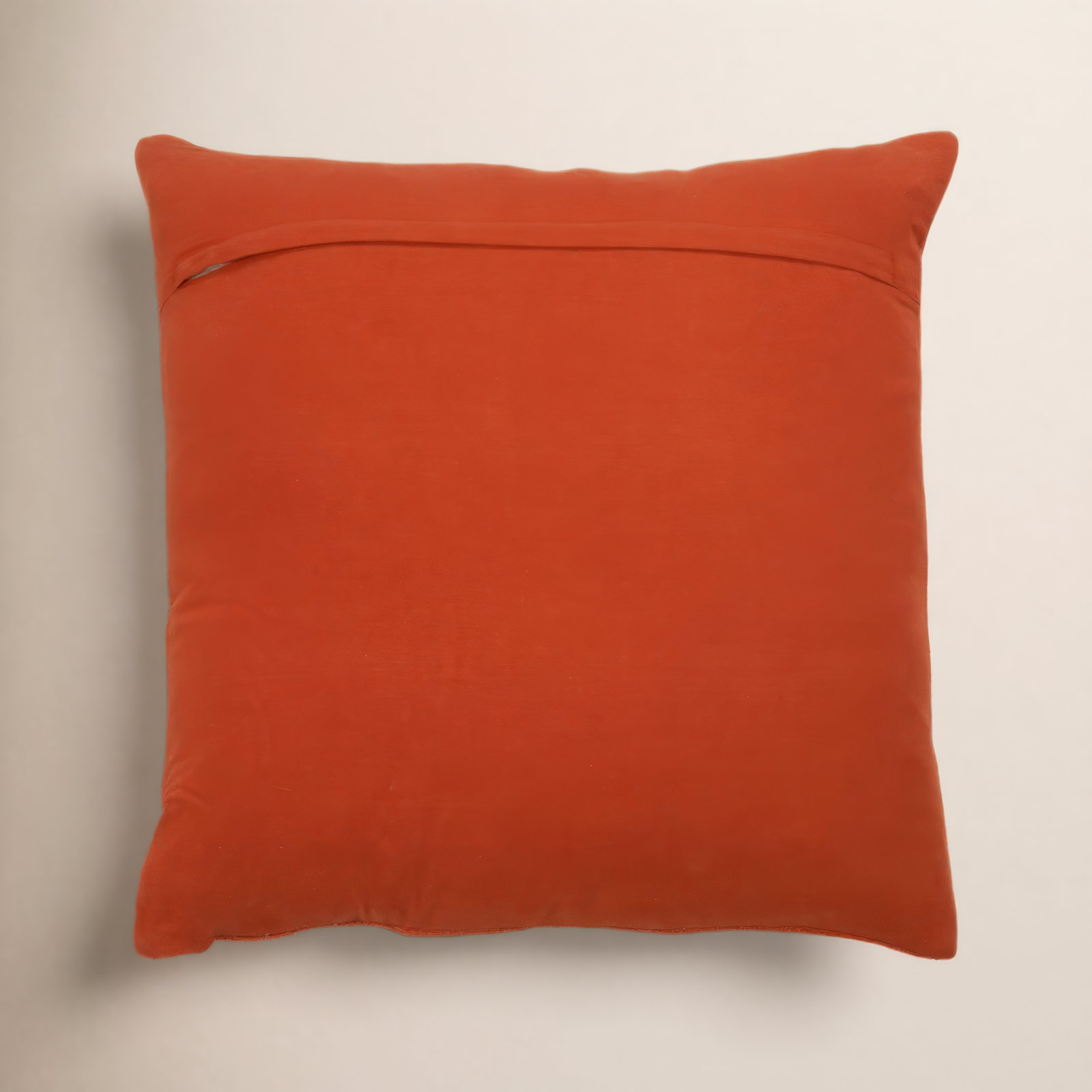 Brocka Textured Cotton Throw Pillow, Red