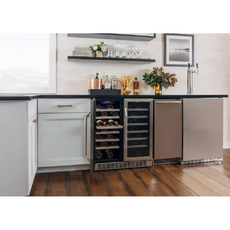 EdgeStar Dual Zone 25.562'' Built-In 56 Bottle Wine Refrigerator