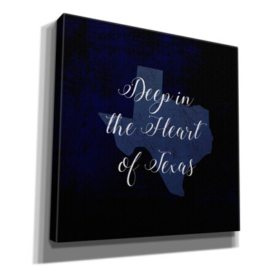 'Deep In Texas' by Art Licensing Studio Canvas Wall Art