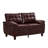 59" Loveseat Modern Design Faux Leather Couch-746938174
