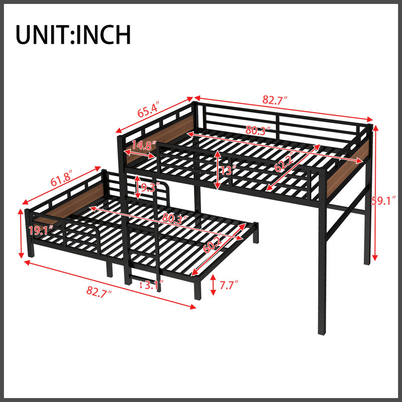 Bed, Noyer