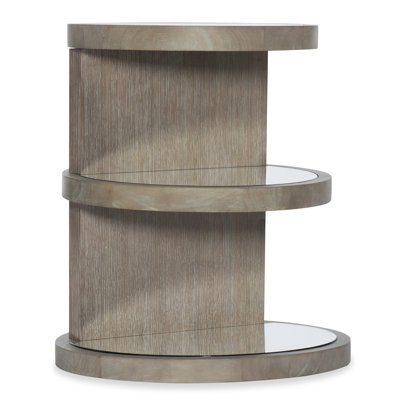 Affinity Round End Table w/Marble Top
