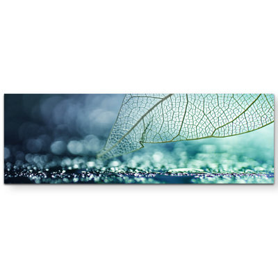 Leinwandbild Skeleton Leaf