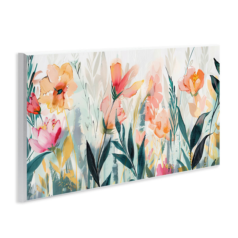 Plaque murale Flower Garden Whispers, design par Elara Yasna