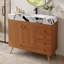 Meuble-lavabo autoportant de 91 cm (36 po) avec comptoir en pierre frittée, lavabo en céramique, 5 tiroirs et armoire à double porte-1736534451