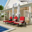Chaise longue inclinable longue 49,21 po avec coussins-424912236