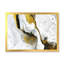 Or et noir sur marbre acrylique blanc - reproduction d'art sur toile-51145708-51145707