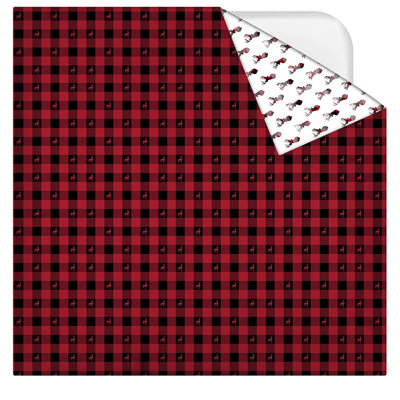 Ring Stitch Plaid Comforter
