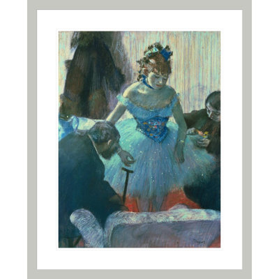 Danseuse dans son vestiaire par Edgar Degas, impression giclée encadrée
