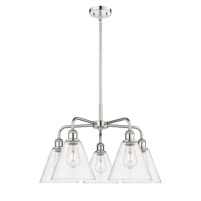 Beva 5 - Light Steel Dimmable Chandelier