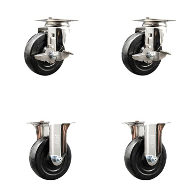 Soft Rubber Casters