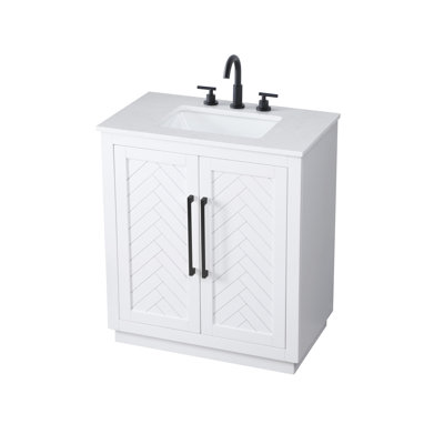 Meuble-lavabo simple 30 po
