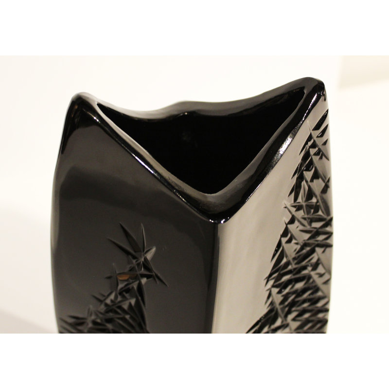 Raven Handmade Crystal Table Vase