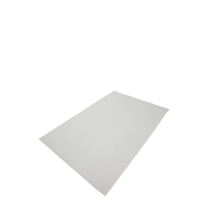 Ensemble de tapis géométriques touffetés géométriques ivoire, Demi-cercle 1 pi 6 po x 3 pi