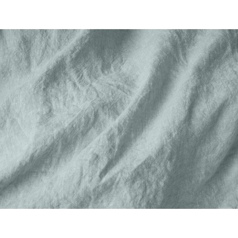 Organic Relaxed Linen Standard Duvet Cover, King/Cal King Duvet Cover, Pacific Blue Chambray