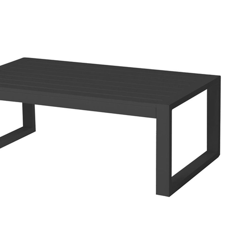 Maelyne Rectangular Metal Outdoor Coffee Table , 90cm cm W 90cm cm D