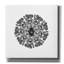 «Bw Hamsa Mandala» par Linda Woods, art mural sur toile