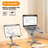 Laptop Stand Features A 360-Degree Swivel Base And Folds Completely For Easy Storage-887902818