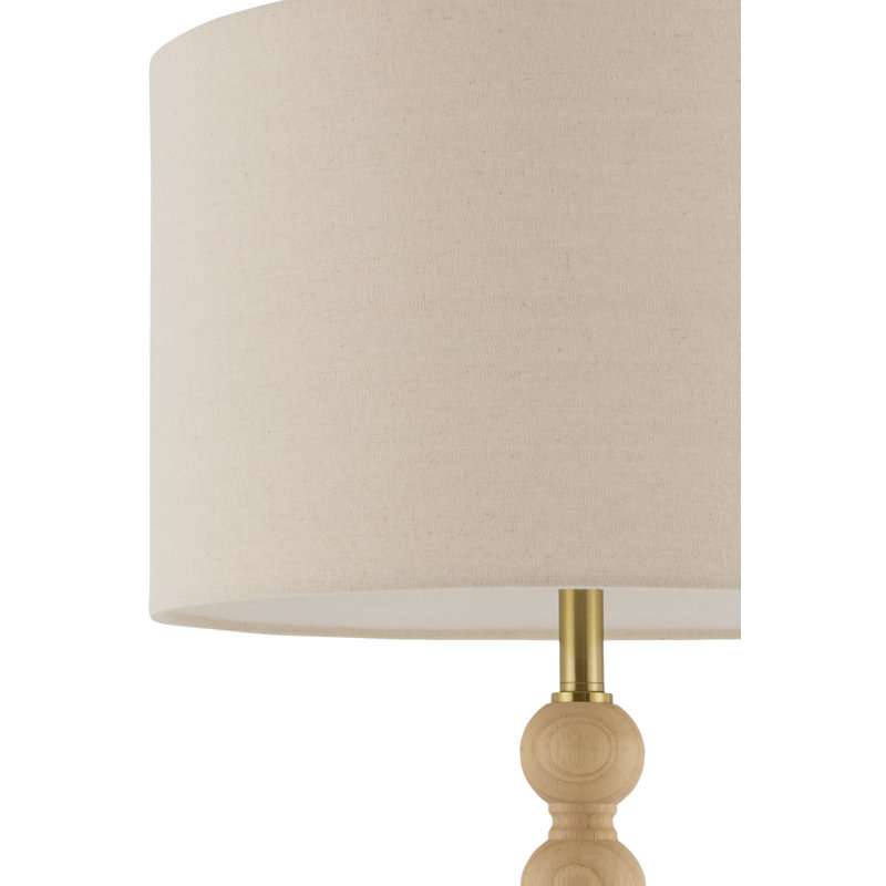 Smartt Floor Lamp, Natural Wood