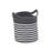 Artisan Striped Cotton Rope Basket Trio