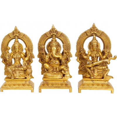 Ganesha, Lakshmi et Saraswati